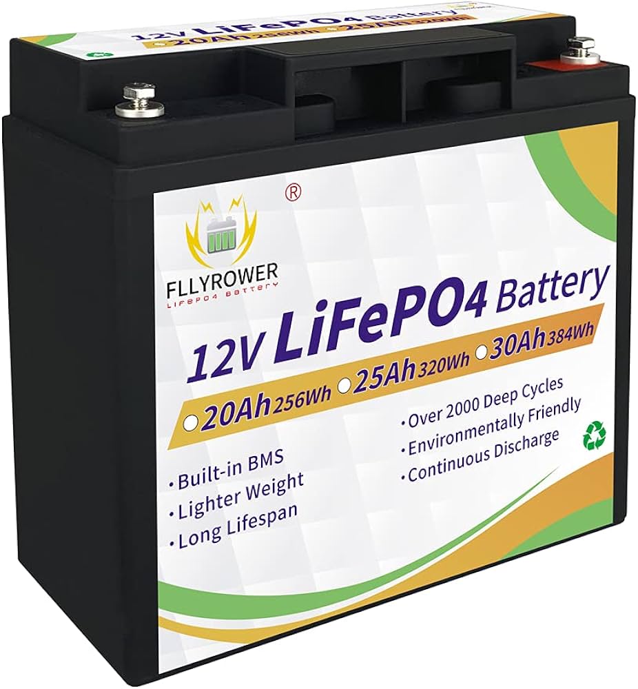 Baterie 12 V 20 Ah LiFePO4